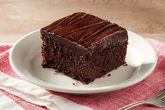 Desserts Menu 1 Double Chocolate Fudge Coca-Cola® Cake