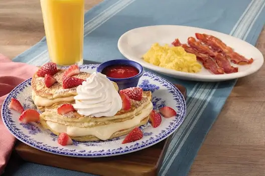 Breakfast Menu 11 Stuffed Cheesecake Pancake Breakfast