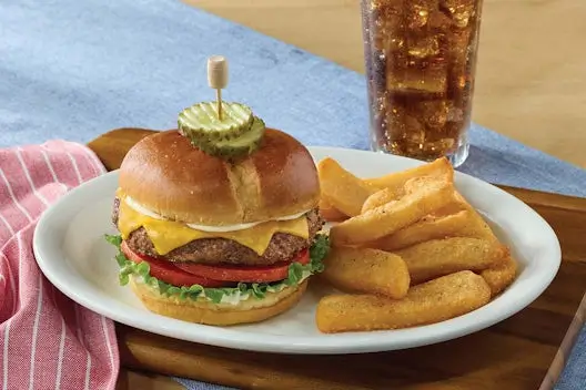 Beef Menu 13 The Barrel Cheeseburger