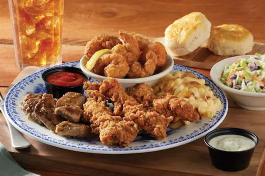 Beef Menu 1 Tips, Tenders n’ Shrimp Platter